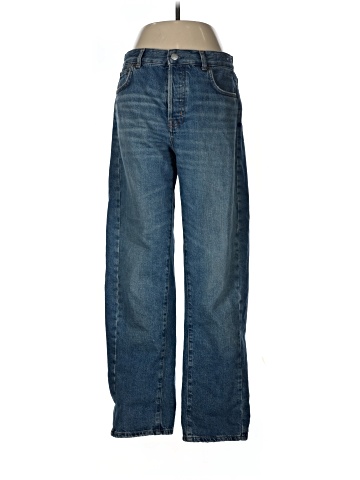 Madewell The Petite Pieced Barrel-Leg Full-Length Jean (view 1)