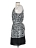Express 100% Polyester Animal Print Gray Cocktail Dress Size M - photo 5