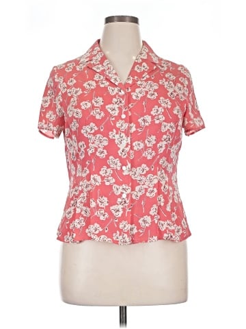 Charter Club Short Sleeve Silk Top (view 1)