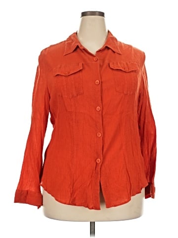 Norton McNaughton 3/4 Sleeve Button-Down Shirt (view 1)