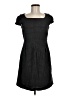 Esprit 100% Polyester Houndstooth Black Casual Dress Size 6 - photo 1
