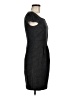 Esprit 100% Polyester Houndstooth Black Casual Dress Size 6 - photo 4