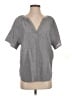 Assorted Brands Gray Short Sleeve Blouse Size S - photo 1