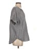 Assorted Brands Gray Short Sleeve Blouse Size S - photo 4