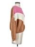 Lumiere Color Block Pink Pullover Sweater Size S - photo 4