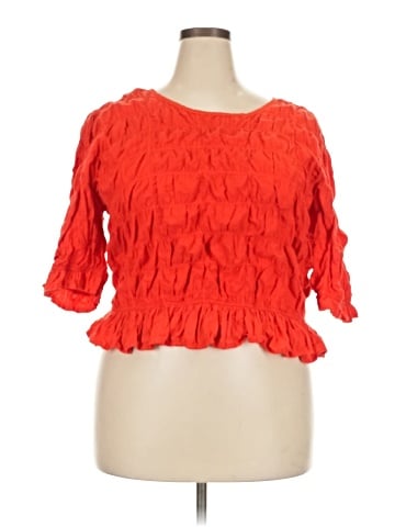 Future Collective 3/4 Sleeve Blouse (view 1)