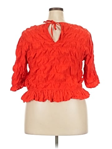 Future Collective 3/4 Sleeve Blouse (view 2)