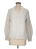Gap 100% Cotton Solid Ivory Pullover Sweater Size M - photo 1