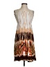 Cristinalove Graphic Brown Cocktail Dress Size S - photo 1