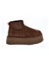 Ugg 100% Leather Brown Ankle Boots Size 7 - photo 1