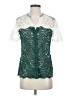 Sandro Green Short Sleeve Blouse Size Sm (1) - photo 1