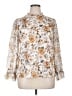 Perseption Concept Floral Ivory 3/4 Sleeve Blouse Size XL - photo 1