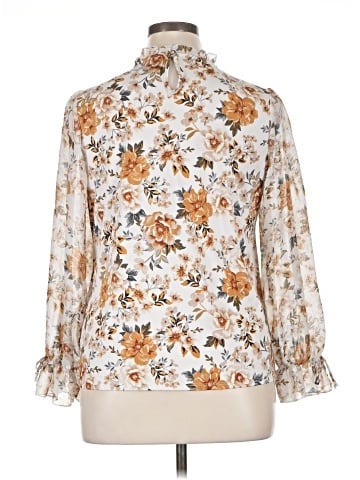 Perseption Concept 3/4 Sleeve Blouse (view 2)