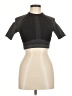 Fabletics Gray Short Sleeve Turtleneck Size 6 - photo 1