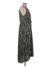 Halogen 100% Polyester Paisley Gray Casual Dress Size L - photo 4