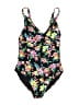 Unbranded Tropical Black One Piece Swimsuit Size XXS (estimated) - photo 1