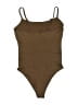 OQQ Brown Bodysuit Size L - photo 2