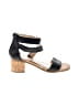 Madeline Black Sandals Size 8 1/2 - photo 1