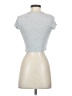H&M Silver Short Sleeve Turtleneck Size 16 - photo 2