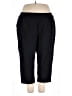 Catherines Solid Black Active Pants Size 3X - photo 1