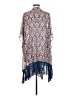 Xhilaration 100% Polyester Blue Kimono Size XS - photo 2