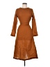 No.6 Store 100% Wool Brown Casual Dress Size Med (2) - photo 1