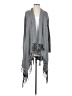 CAbi 100% Cotton Gray Poncho Size S - photo 1
