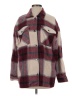 HFX Plaid Burgundy Coat Size S - photo 1