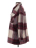 HFX Plaid Burgundy Coat Size S - photo 5