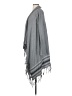 CAbi 100% Cotton Gray Poncho Size S - photo 5