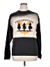 Unbranded Graphic Black Pullover Sweater Size XL - photo 1