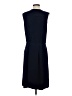 J.Crew Collection 100% Polyester Solid Blue Casual Dress Size 2 - photo 2