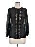 Max Mara Black Long Sleeve Blouse Size 6 - photo 1