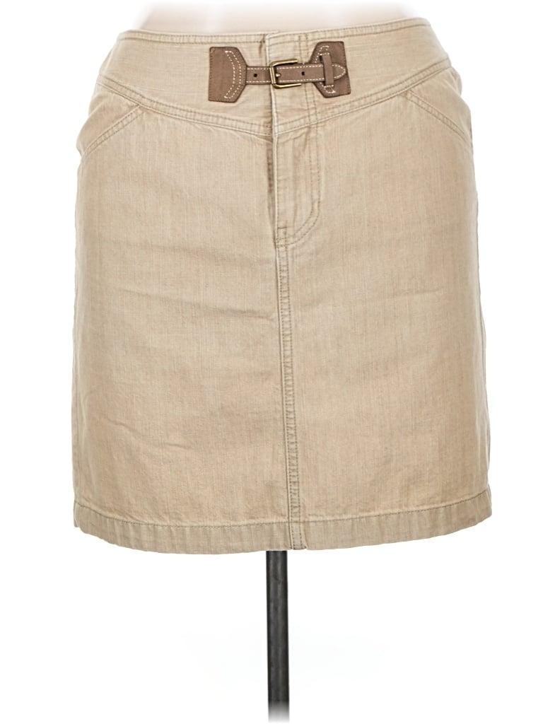 Pre-owned Lauren Jeans Co. Casual Skirt In Tan