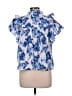 Pinch Blue Short Sleeve Blouse Size L - photo 2