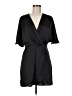 H&M 100% Polyester Solid Black Cocktail Dress Size M - photo 1