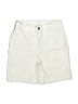 Rafaella Solid Ivory Khaki Shorts Size 6 - photo 1
