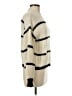 Shein Stripes Ivory Turtleneck Sweater Size 6 - photo 4