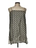 White Closet Graphic Silver Cocktail Dress Size 10 - photo 1
