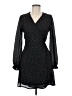 Mi ami 100% Polyester Hearts Black Cocktail Dress Size M - photo 1