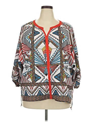Gibson Latimer 3/4 Sleeve Blouse (view 1)