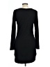 Derek Heart Solid Black Casual Dress Size L - photo 2