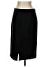 Stile Benetton Solid Black Formal Skirt Size L - photo 2
