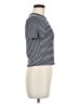 Athleta Stripes Ivory Short Sleeve Turtleneck Size M - photo 4