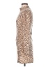 Blue Rain Animal Print Tan Cocktail Dress Size M - photo 5