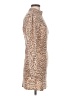 Blue Rain Animal Print Tan Cocktail Dress Size M - photo 4