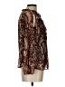 Assorted Brands 100% Polyester Animal Print Brown Long Sleeve Blouse Size L - photo 4