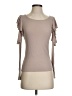 Loving People Tan Short Sleeve Top Size S - photo 1
