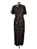 Adrianna Papell 100% Polyester Black Cocktail Dress Size 12 - photo 2