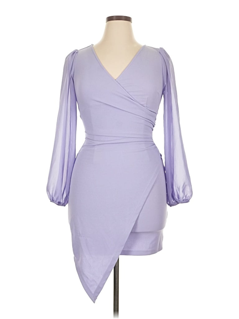 Pre-owned Zesica Cocktail Dress In Purple